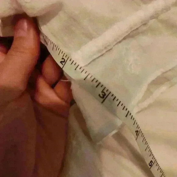 MADEWELL White Romantic Blouse Cream pleat picnic Short Sleeve quarter sleeve - Picture 10 of 11